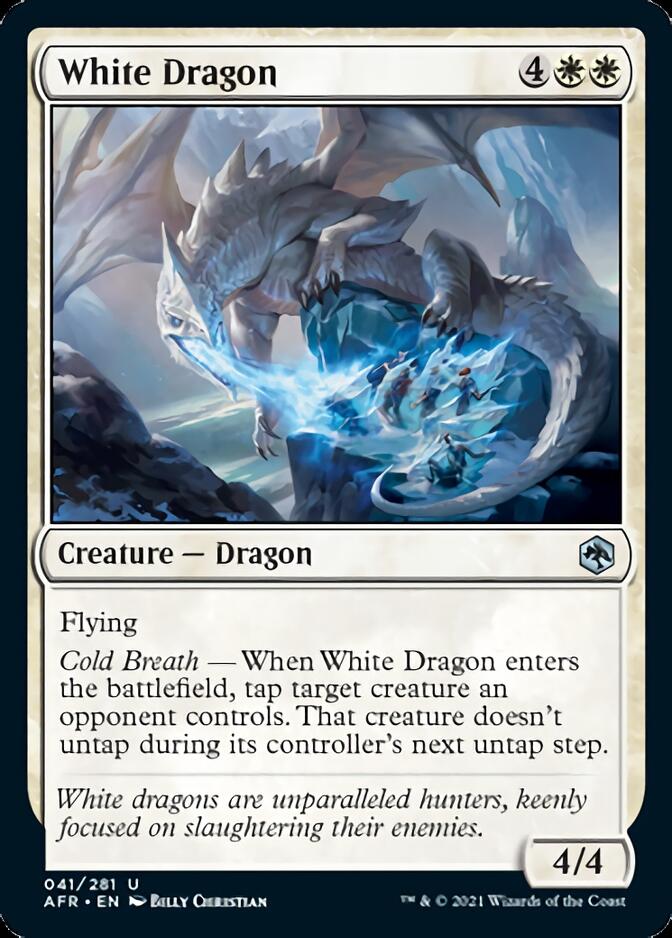 White Dragon [Dungeons & Dragons: Adventures in the Forgotten Realms] MTG Single Magic: The Gathering    | Red Claw Gaming