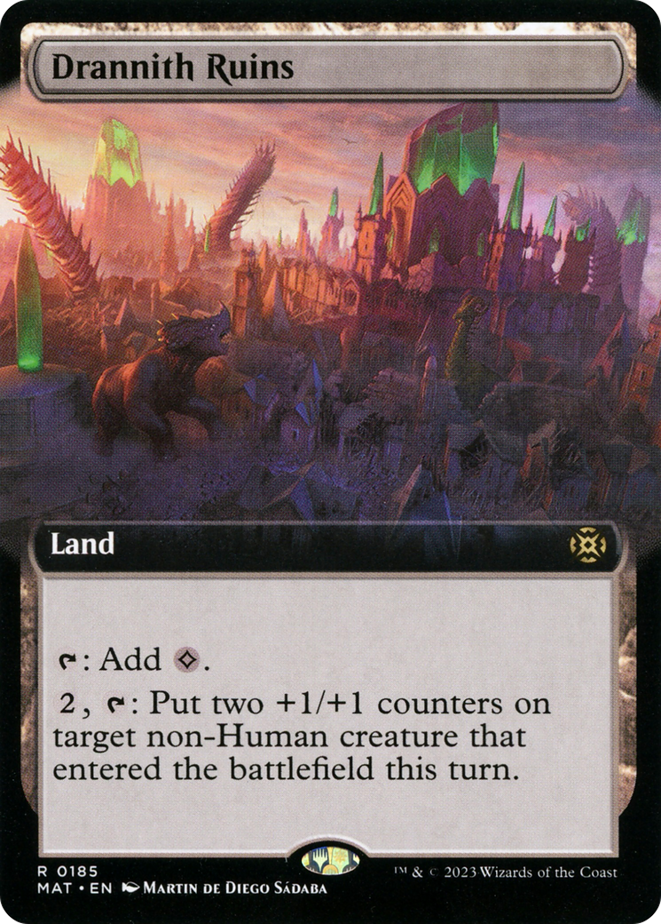 Drannith Ruins (Extended Art) [March of the Machine: The Aftermath] MTG Single Magic: The Gathering    | Red Claw Gaming