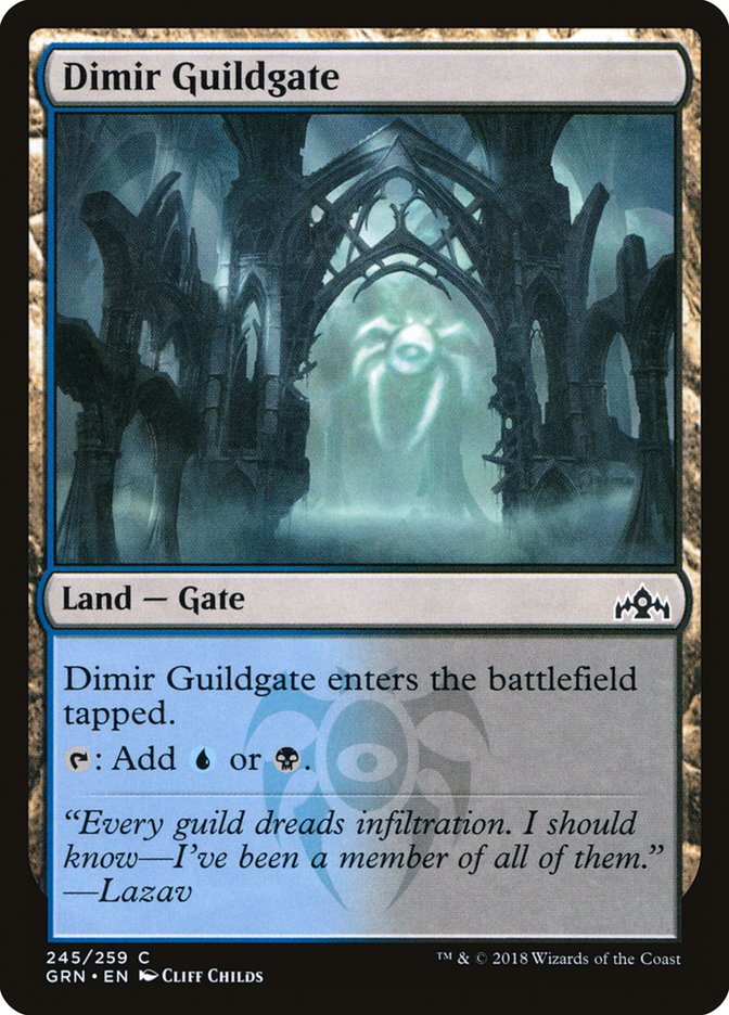 Dimir Guildgate (245/259) [Guilds of Ravnica] MTG Single Magic: The Gathering    | Red Claw Gaming