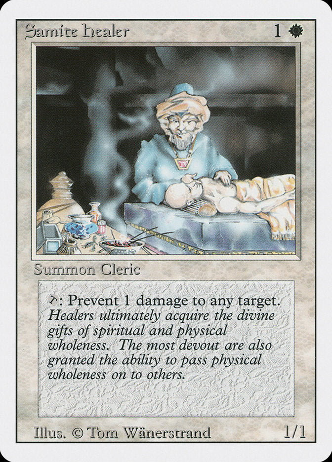 Samite Healer [Revised Edition] MTG Single Magic: The Gathering    | Red Claw Gaming