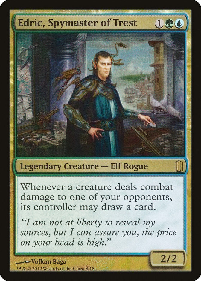 Edric, Spymaster of Trest [Commander's Arsenal] MTG Single Magic: The Gathering    | Red Claw Gaming