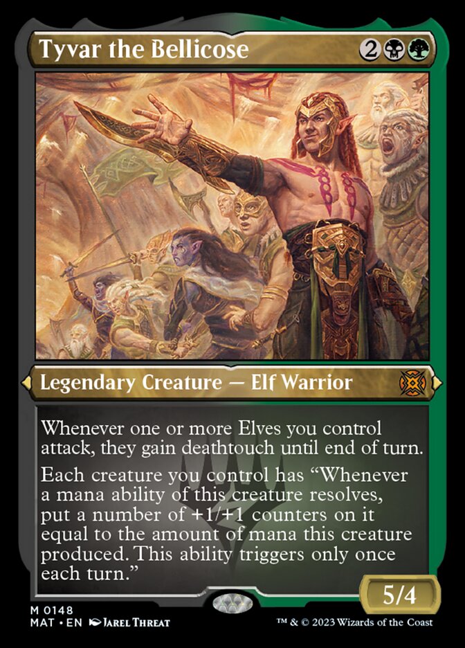 Tyvar the Bellicose (Foil Etched) [March of the Machine: The Aftermath] MTG Single Magic: The Gathering    | Red Claw Gaming