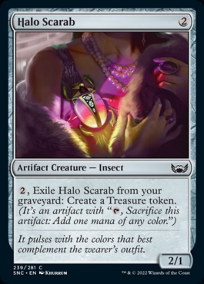 Halo Scarab [Streets of New Capenna] MTG Single Magic: The Gathering    | Red Claw Gaming