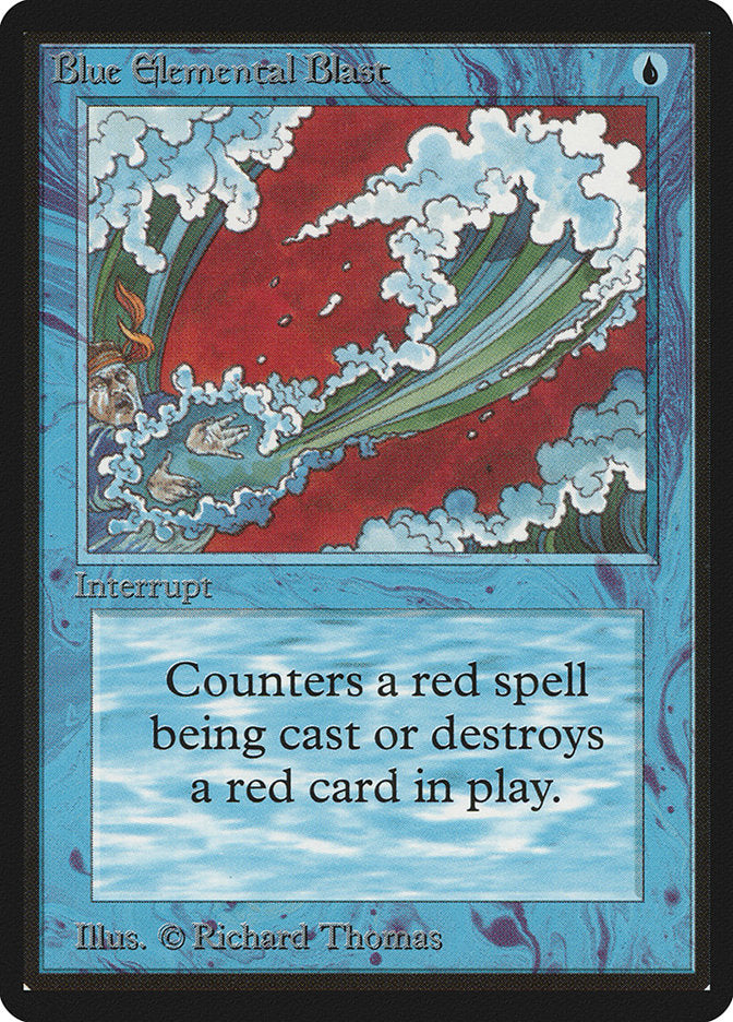 Blue Elemental Blast [Beta Edition] MTG Single Magic: The Gathering    | Red Claw Gaming