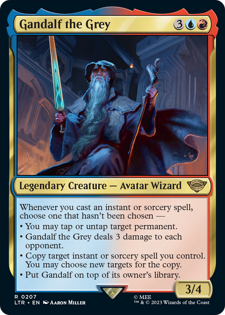 Gandalf the Grey [The Lord of the Rings: Tales of Middle-Earth] MTG Single Magic: The Gathering    | Red Claw Gaming