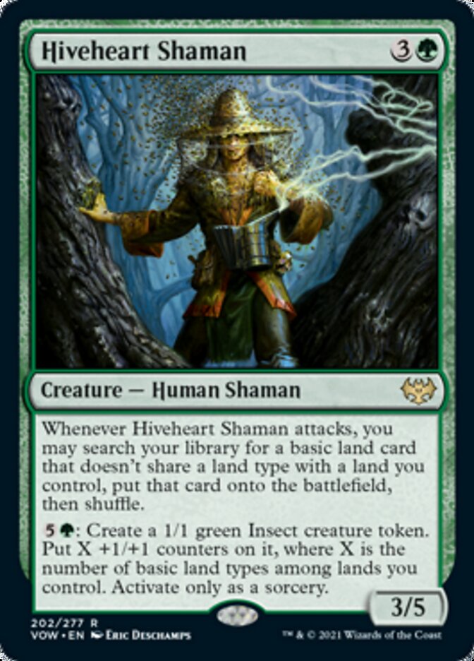 Hiveheart Shaman [Innistrad: Crimson Vow] MTG Single Magic: The Gathering    | Red Claw Gaming