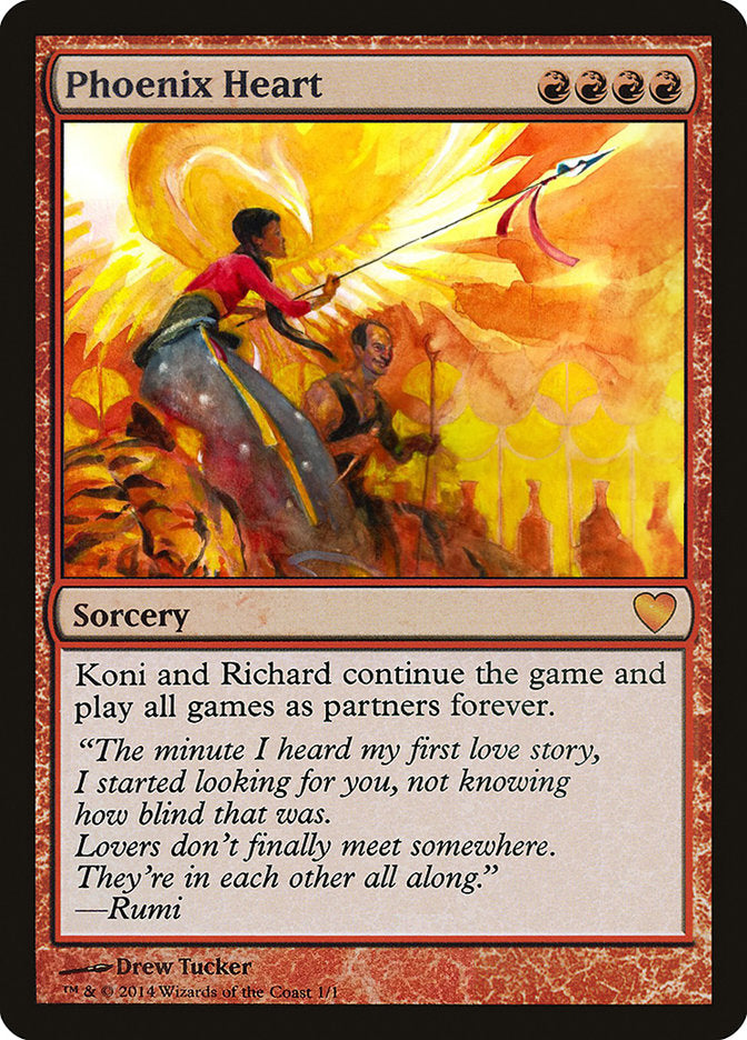 Phoenix Heart [Celebration Cards] MTG Single Magic: The Gathering    | Red Claw Gaming