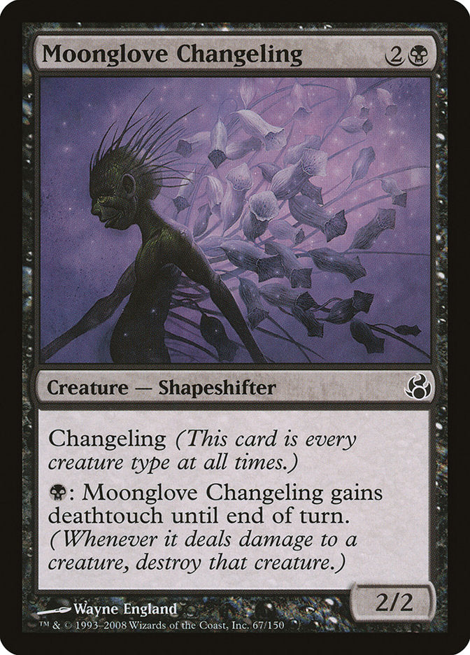 Moonglove Changeling [Morningtide] MTG Single Magic: The Gathering    | Red Claw Gaming