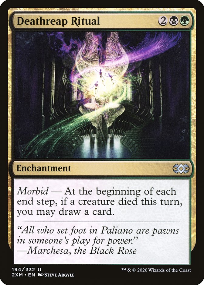 Deathreap Ritual [Double Masters] MTG Single Magic: The Gathering    | Red Claw Gaming