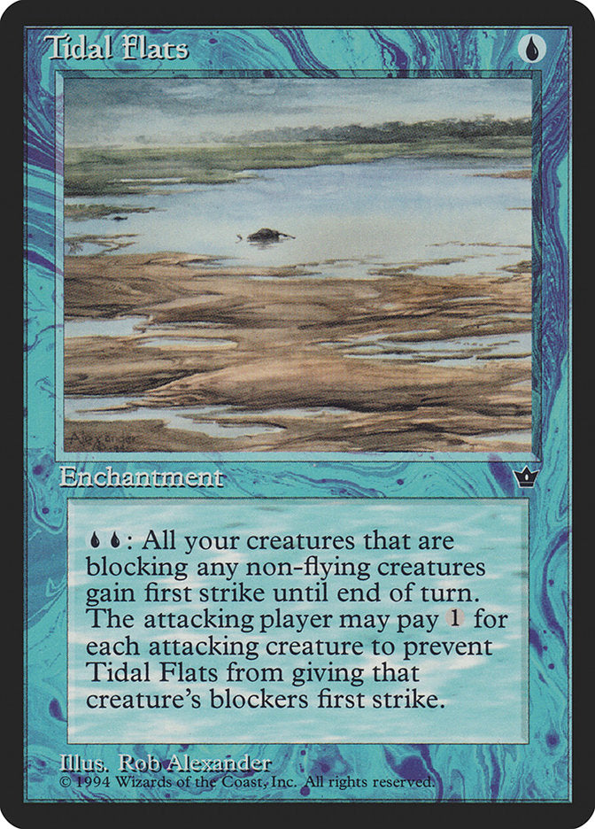 Tidal Flats (No Sun) [Fallen Empires] MTG Single Magic: The Gathering    | Red Claw Gaming