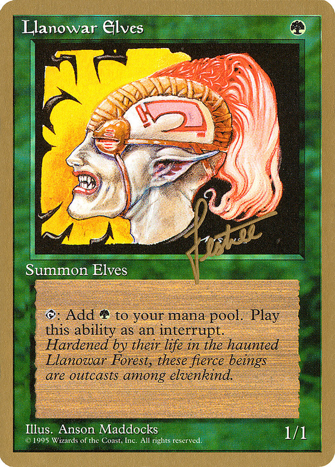 Llanowar Elves (Bertrand Lestree) [Pro Tour Collector Set] MTG Single Magic: The Gathering    | Red Claw Gaming