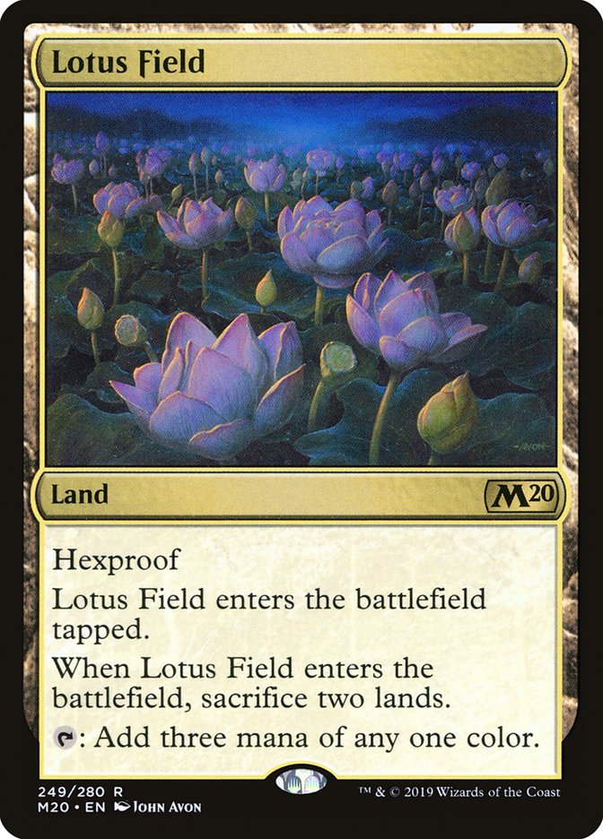 Lotus Field [Core Set 2020] MTG Single Magic: The Gathering    | Red Claw Gaming