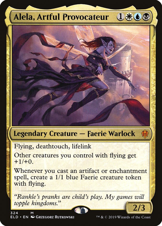 Alela, Artful Provocateur [Throne of Eldraine] MTG Single Magic: The Gathering    | Red Claw Gaming