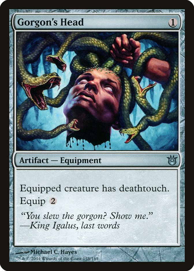 Gorgon's Head [Born of the Gods] MTG Single Magic: The Gathering    | Red Claw Gaming