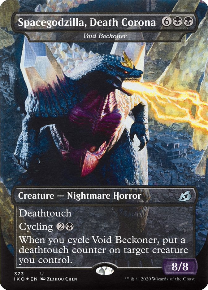 Void Beckoner - Spacegodzilla, Death Corona (Godzilla Series) [Ikoria: Lair of Behemoths] MTG Single Magic: The Gathering    | Red Claw Gaming