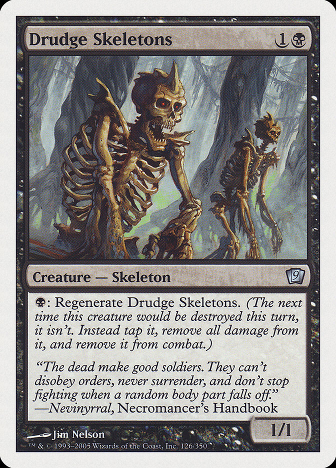Drudge Skeletons [Ninth Edition] MTG Single Magic: The Gathering    | Red Claw Gaming
