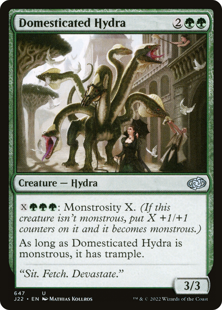 Domesticated Hydra [Jumpstart 2022] MTG Single Magic: The Gathering    | Red Claw Gaming
