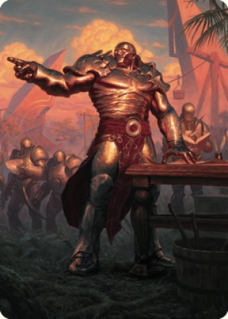 Karn, Living Legacy Art Card 1 [Dominaria United Art Series] MTG Single Magic: The Gathering    | Red Claw Gaming