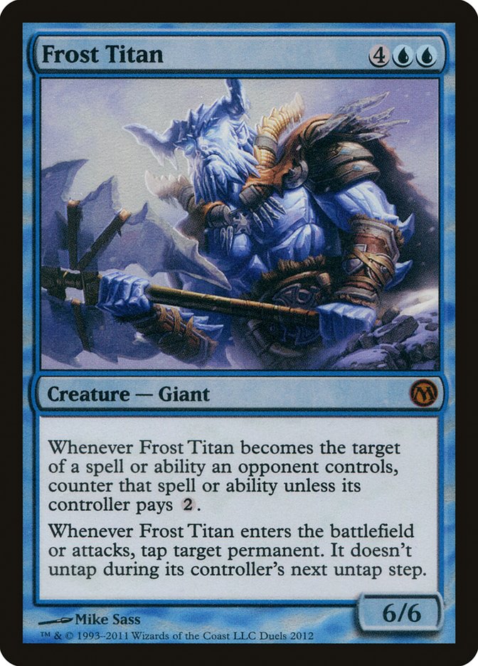 Frost Titan (Duels of the Planeswalkers Promos) [Duels of the Planeswalkers Promos 2011] MTG Single Magic: The Gathering    | Red Claw Gaming