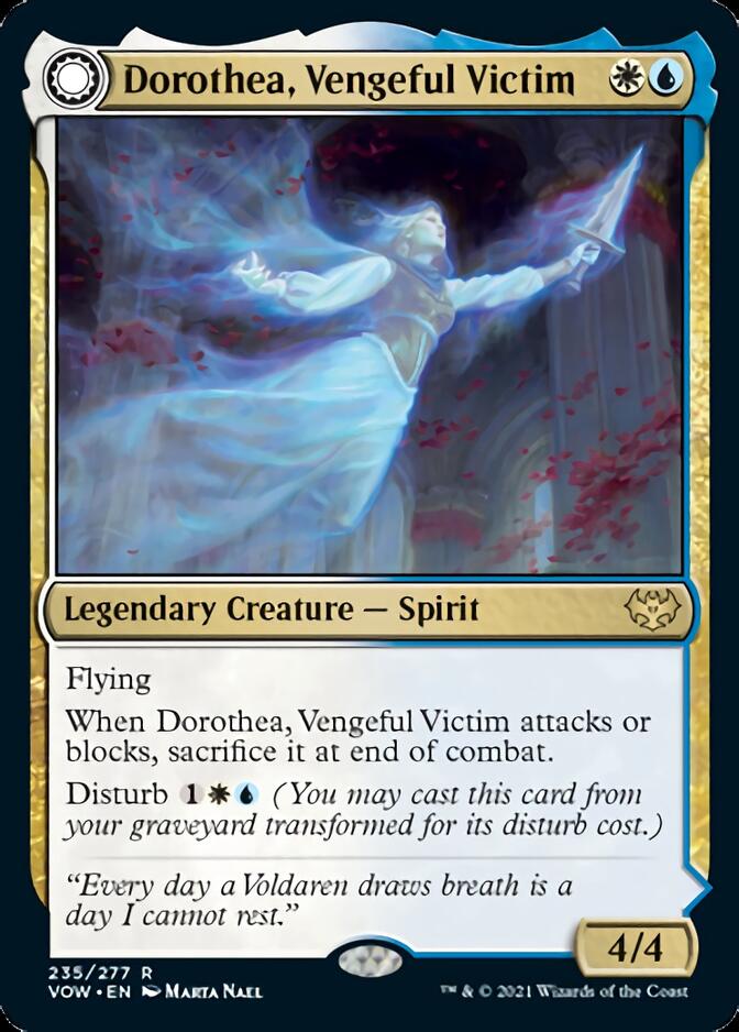 Dorothea, Vengeful Victim // Dorothea's Retribution [Innistrad: Crimson Vow] MTG Single Magic: The Gathering    | Red Claw Gaming