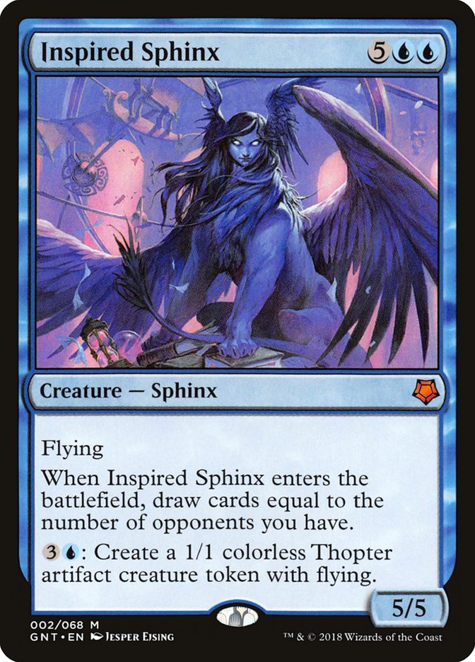 Inspired Sphinx [Game Night 2018] MTG Single Magic: The Gathering    | Red Claw Gaming