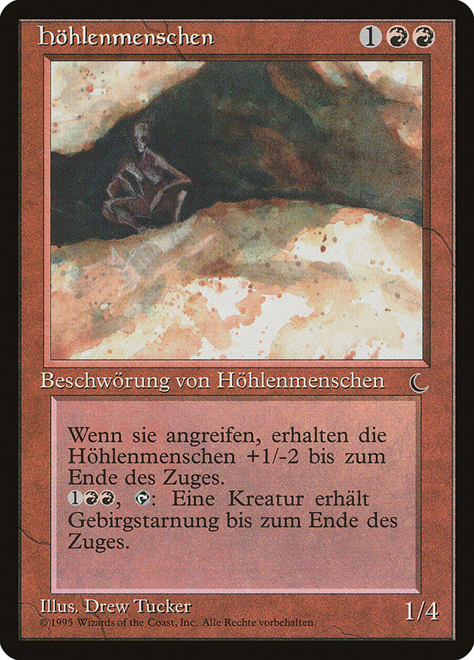 Cave People (German) - "Hohlenmenschen" [Renaissance] MTG Single Magic: The Gathering    | Red Claw Gaming
