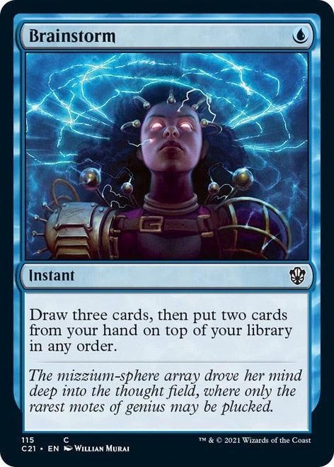 Brainstorm [Commander 2021] MTG Single Magic: The Gathering    | Red Claw Gaming