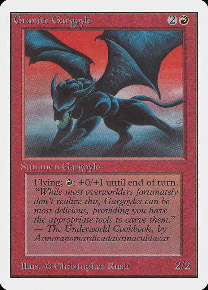 Granite Gargoyle [Unlimited Edition] MTG Single Magic: The Gathering    | Red Claw Gaming