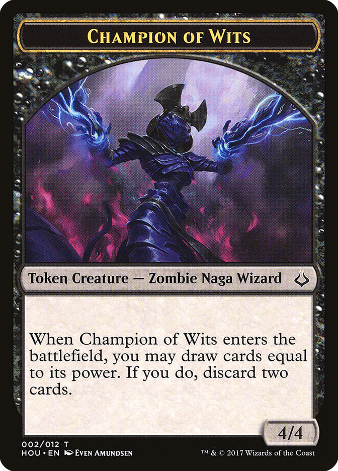 Champion of Wits Token [Hour of Devastation Tokens] MTG Single Magic: The Gathering    | Red Claw Gaming