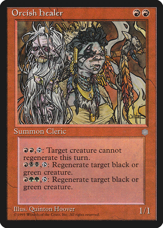 Orcish Healer [Ice Age] MTG Single Magic: The Gathering    | Red Claw Gaming