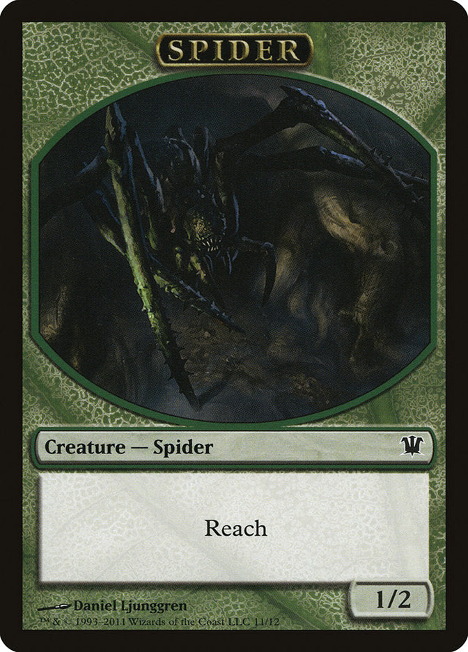 Spider Token [Innistrad Tokens] MTG Single Magic: The Gathering    | Red Claw Gaming