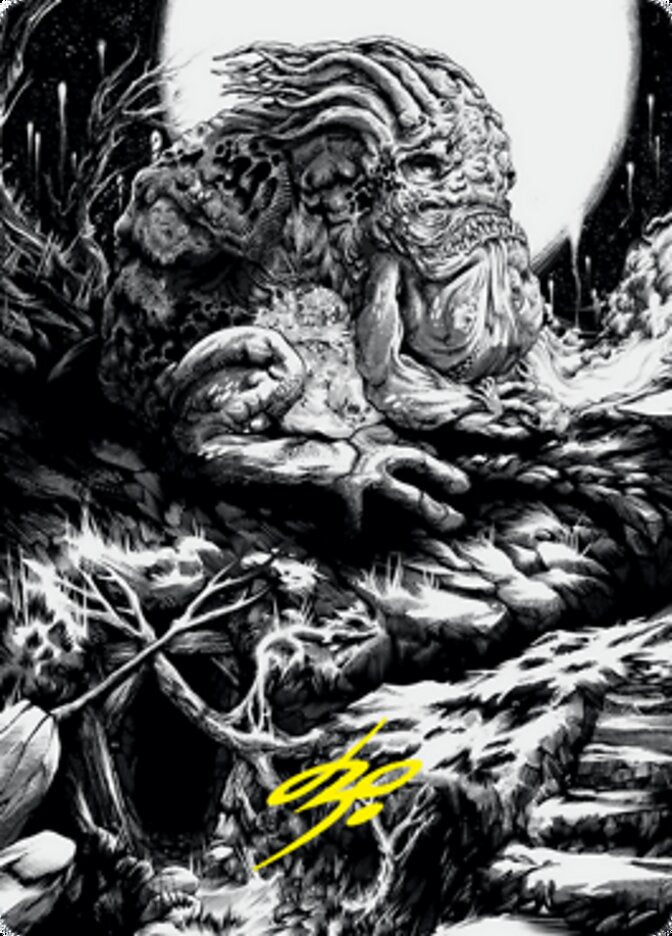 Grolnok, the Omnivore Art Card [Innistrad: Crimson Vow Art Series] MTG Single Magic: The Gathering    | Red Claw Gaming