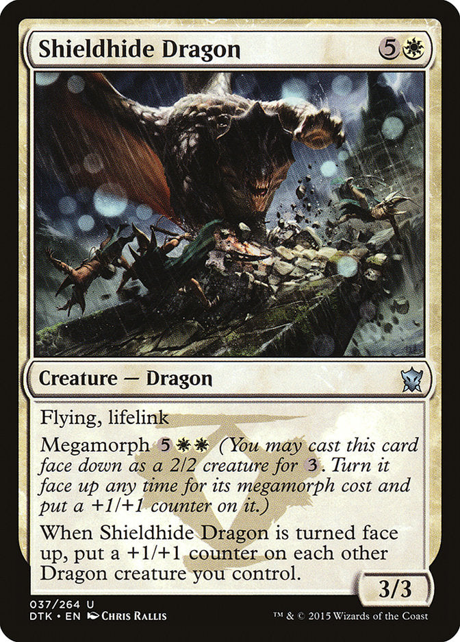 Shieldhide Dragon [Dragons of Tarkir] MTG Single Magic: The Gathering    | Red Claw Gaming