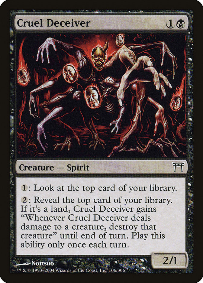 Cruel Deceiver [Champions of Kamigawa] MTG Single Magic: The Gathering    | Red Claw Gaming