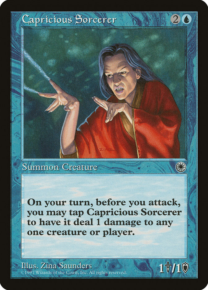 Capricious Sorcerer [Portal] MTG Single Magic: The Gathering    | Red Claw Gaming