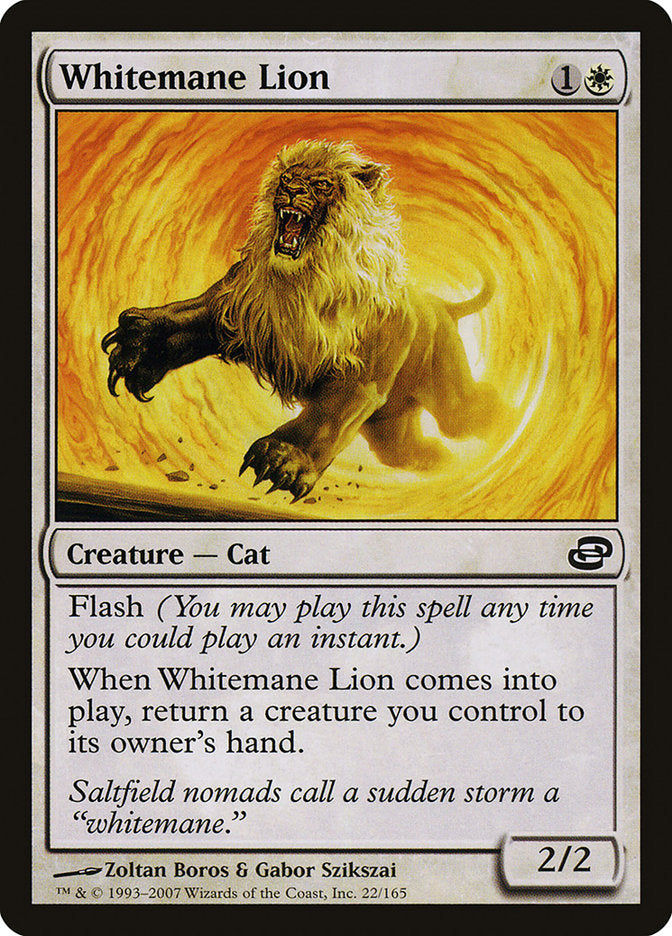 Whitemane Lion [Planar Chaos] MTG Single Magic: The Gathering    | Red Claw Gaming