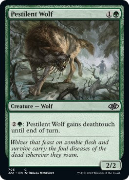 Pestilent Wolf [Jumpstart 2022] MTG Single Magic: The Gathering    | Red Claw Gaming