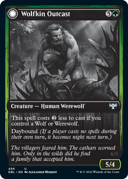 Wolfkin Outcast // Wedding Crasher [Innistrad: Double Feature] MTG Single Magic: The Gathering    | Red Claw Gaming