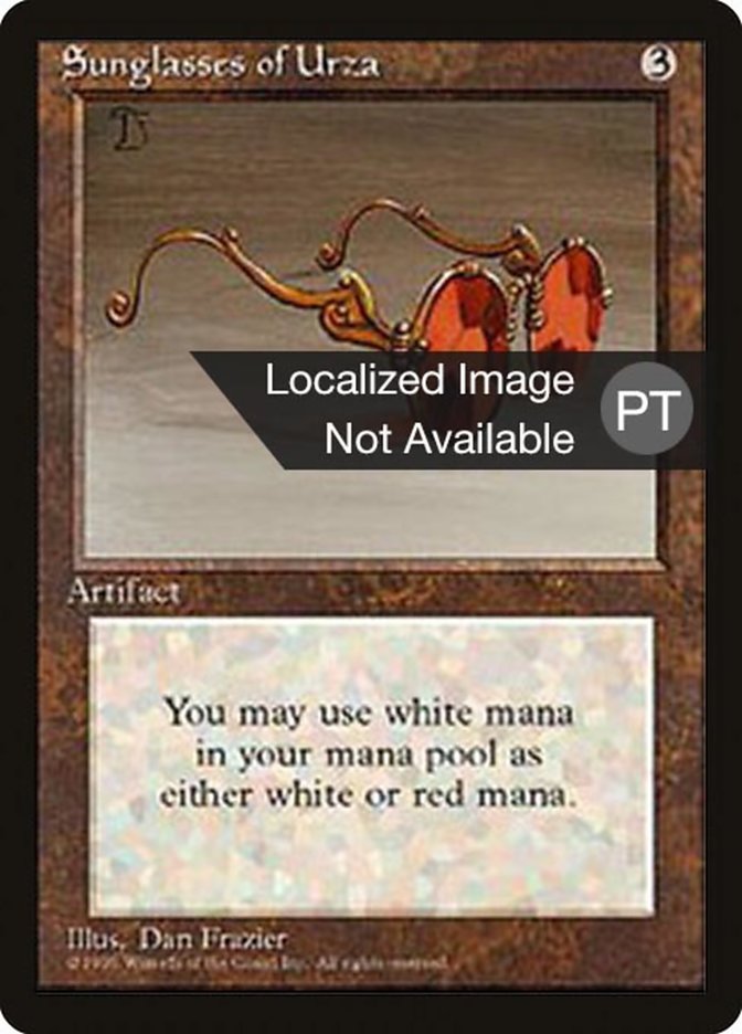 Sunglasses of Urza [Fourth Edition (Foreign Black Border)] MTG Single Magic: The Gathering    | Red Claw Gaming