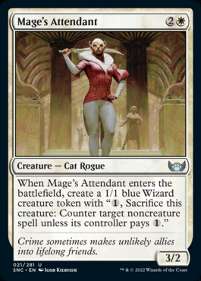 Mage's Attendant [Streets of New Capenna] MTG Single Magic: The Gathering    | Red Claw Gaming