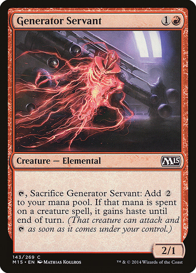 Generator Servant [Magic 2015] MTG Single Magic: The Gathering    | Red Claw Gaming