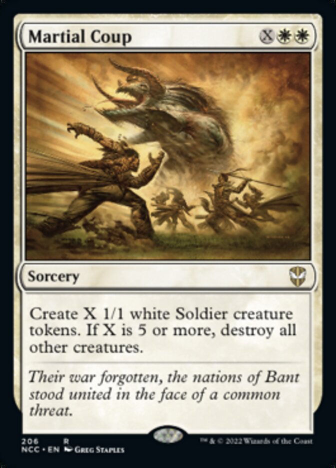 Martial Coup [Streets of New Capenna Commander] MTG Single Magic: The Gathering    | Red Claw Gaming