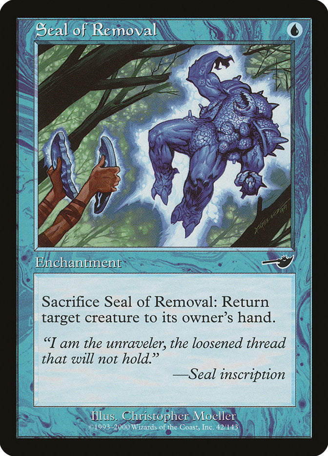 Seal of Removal [Nemesis] MTG Single Magic: The Gathering    | Red Claw Gaming