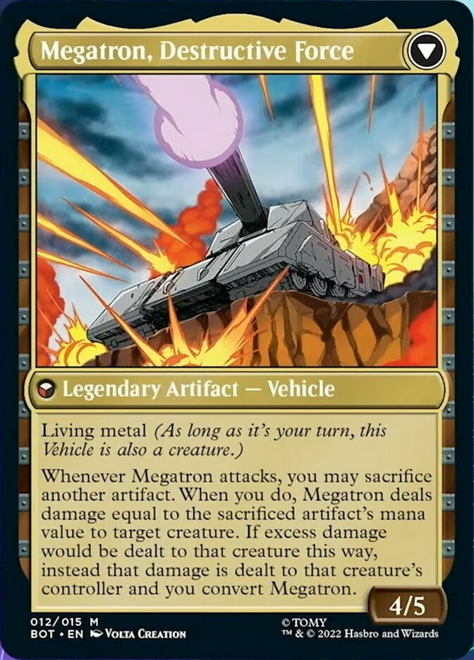 Megatron, Tyrant // Megatron, Destructive Force [Transformers] MTG Single Magic: The Gathering    | Red Claw Gaming