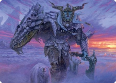Frost Giant Art Card [Dungeons & Dragons: Adventures in the Forgotten Realms Art Series] MTG Single Magic: The Gathering    | Red Claw Gaming