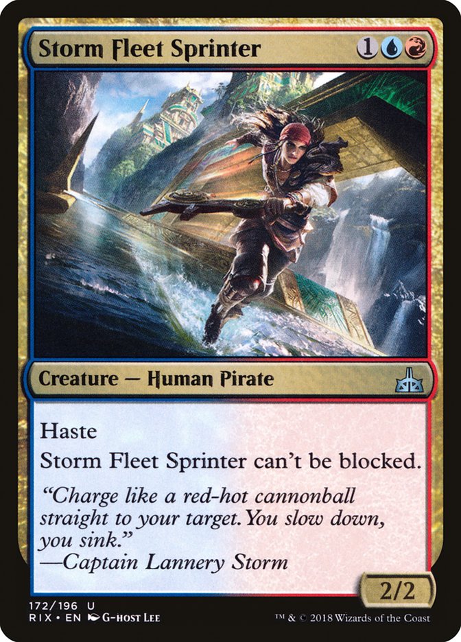 Storm Fleet Sprinter [Rivals of Ixalan] MTG Single Magic: The Gathering    | Red Claw Gaming