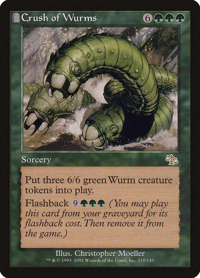 Crush of Wurms [Judgment] MTG Single Magic: The Gathering    | Red Claw Gaming