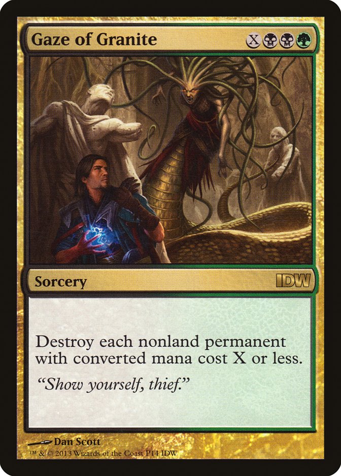 Gaze of Granite [IDW Comics 2013] MTG Single Magic: The Gathering    | Red Claw Gaming