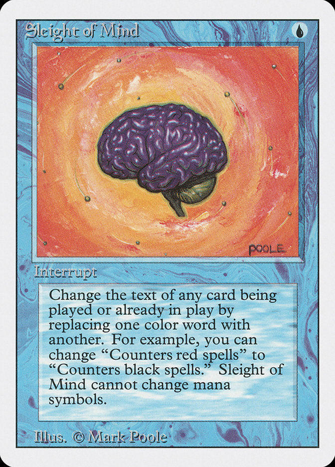 Sleight of Mind [Revised Edition] MTG Single Magic: The Gathering    | Red Claw Gaming