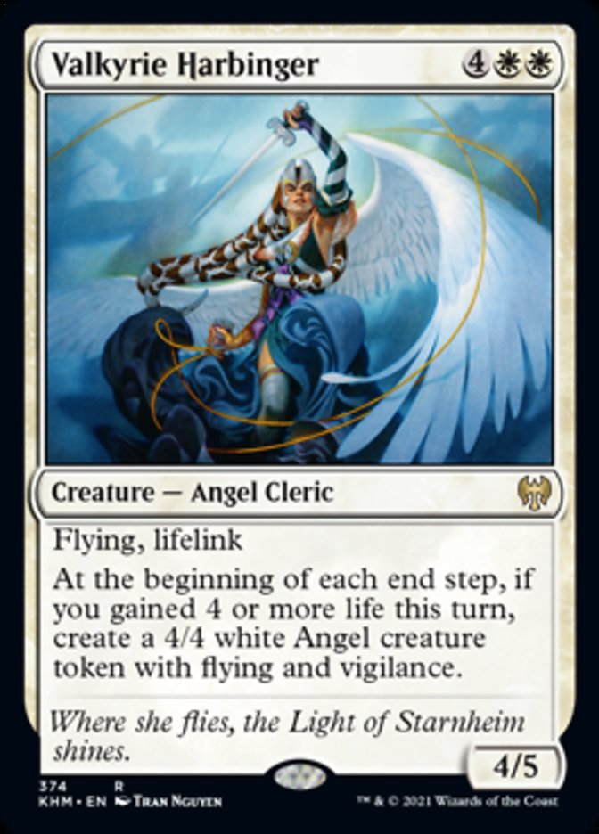 Valkyrie Harbinger [Kaldheim] MTG Single Magic: The Gathering    | Red Claw Gaming